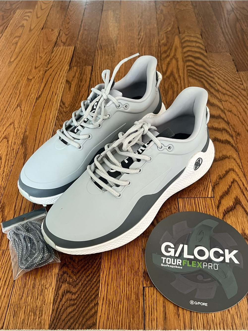 G/FORE Tour Flex Pro Men’s Golf Sneakers in Light Gray and Dark Gray
